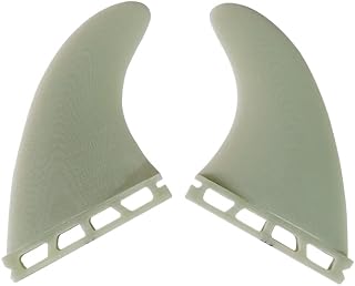 MINUSE Single Tabs Fin M Rear Fin Surfboard Fins Fiberglass Twin Fins Quilhas Yep.surf Surf Fins Light Green Color Surfboard