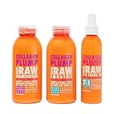 Real Raw Collagen Shampoo, Conditioner & Leave In Treatment Kit
