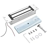 Recessed Magnetic Lock for Access Control, 500KG 1200lbs Holding Force Flush Mount Electromagnetic Lock, Fail Safe DC 12V Waterproof for Wood Metal Fire Doors