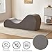 Yoga Chair, Yoga Chaise Lounge Chair Indoor, Yoga Chairs for Adults Exercise, Stretching, Relaxation, Ergonomic Design, Tantra Chair for Bedroom Living Room (Gray)