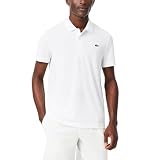 Lacoste Men's Sport Tennis x Novak Djokovic Polo Shirt, White, Large
