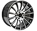 NEW 18x9.5 BLACK MACHINED FACE S63 AMG STYLE WHEELS RIMS FITS MERCEDES BENZ BOLT PATTERN 5x112 ONE WHEEL (1)
