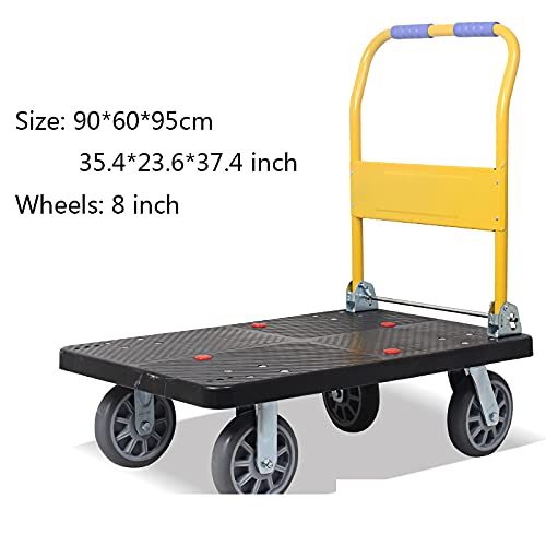 Carretilla plegable con ruedas silenciosas de 8 pulgadas miniatura 2
