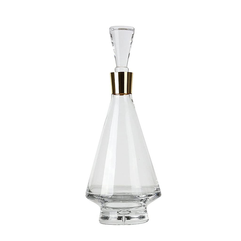 Wein Dekanter Moderne transparente Dekantierer Phnom Penh Glas Dekanter Licht Luxus Modell Raum Weinschrank Bar Schmuck Dekoration Dekantierer (Size : A)