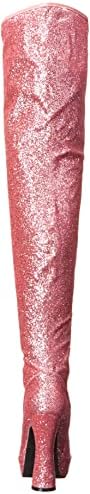 Ellie Shoes Women's 557-BRIGHT Over-The-Knee Boot, Pink, 11 | Image 2