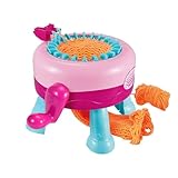 Kid Spinning Knitting Machine Needles: 1 Set Smart Weaving Loom Knitting with Row Counter DIY Portable Scarf Hat Socks Gloves Toy for Adults and Kids