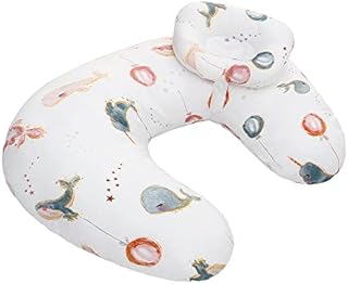 LAT LEE AND TOWN Nursing Pillow with 100% Cotton Pillowcase Washable Maternity Pillow for Women Breastfeeding Pillows for Bottle Breast Feeding Infant Support (Fox)
