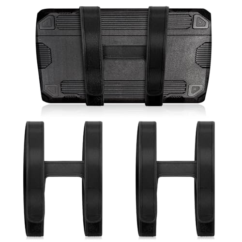 2 Pcs Fish Finder Cover Strap 15 x 4 Inch, Made of Neoprene Thick Strap for Securing Fishing Graph, Suitable for Road Travel, Boating and Ice Fishing, Securing Graph Travel Accessories