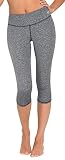 Gwinner Damen Slimming Capri II CLIMAline Leggings, Melange, L