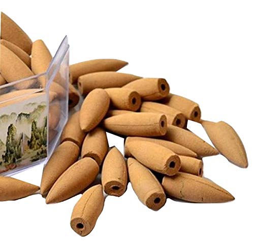 Image of CRAFTAM PolyresinFountain Smoke Backflow Incense Holder with10 Incense Cone Decorative Showpiece