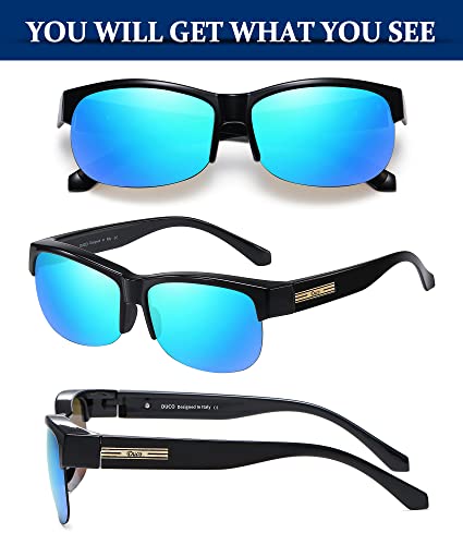 Image of DUCO Polarized Fitover Sunglasses UV400 Protection & HD for Unisex 8960