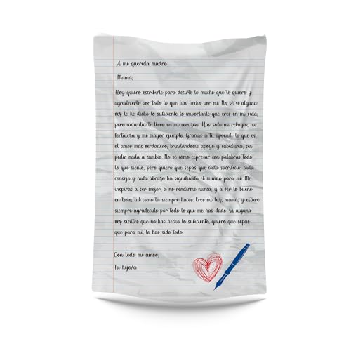Pla Pla Pla Manta Polar Carta Personalizada