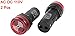 uxcell a14030300ux0160 Panel Mount ACDC 110V Red LED Buzzer Alarm Signal Indicator Light 2Pcs