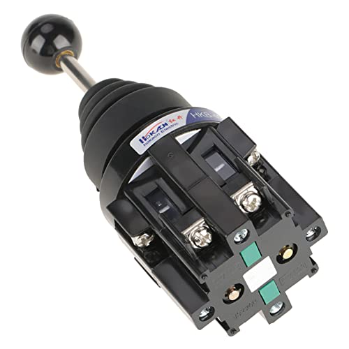 SUPYINI - SUPYINI Joystick Commutateur 12V 4 Positions Noir 4NO 1pc CS-402 Stick Joystick Commutateur 12 Volt 4 voies Montage en surface Touch Manuel