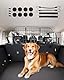 VEVOR Hunde Autobarriere einstellbare Trennwand Hundegitter (928 x 423 mm) Autoschutzgitter für die Rücksitze, Haustierbarriere aus Drahtgeflecht, universell passende Autobarriere für SUVs Lkws