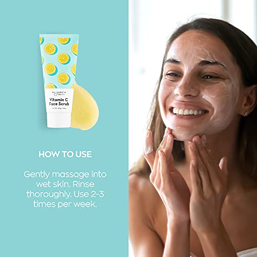 Elizabeth Mott Vitamin C Face Scrub - Skin Care - Heat Activated, Pore Cleansing, Exfoliating Facial Cleasner To Buff, Smooth And Exfoliate Skin, 3.52Oz #TOP4