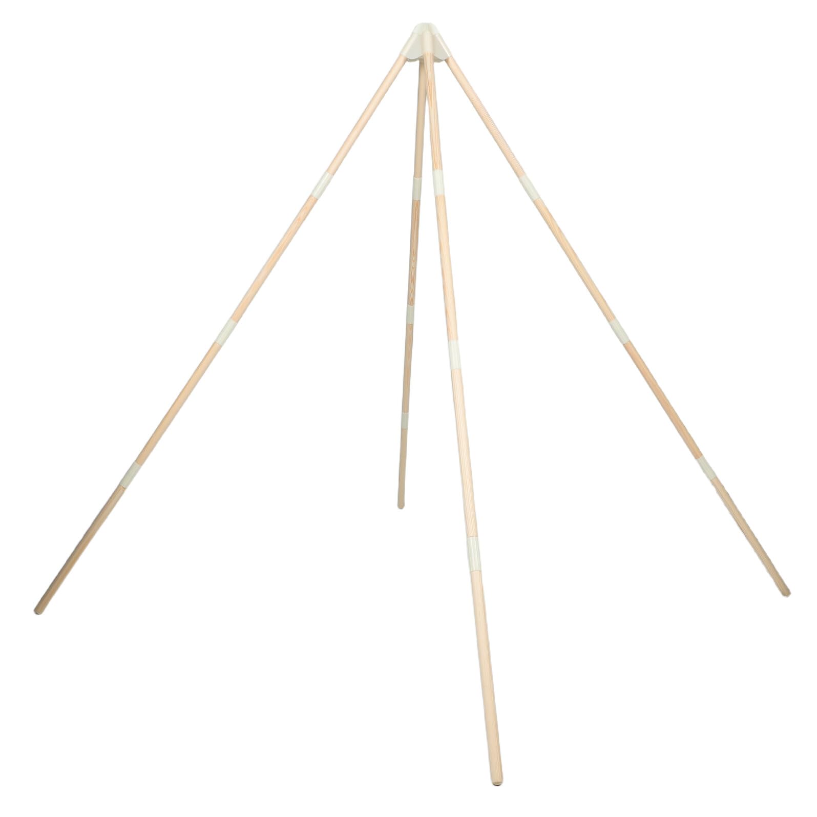 Supporto per Tenda Bambini in Legno Beige Staffe Triangolari