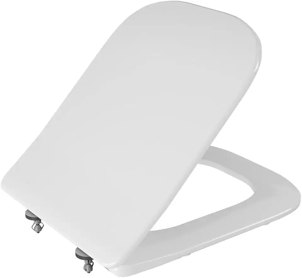 Assento Sanitário Termofixo Quadra Premium Soft Close Click Slim Astra Gelo para Louças Deca