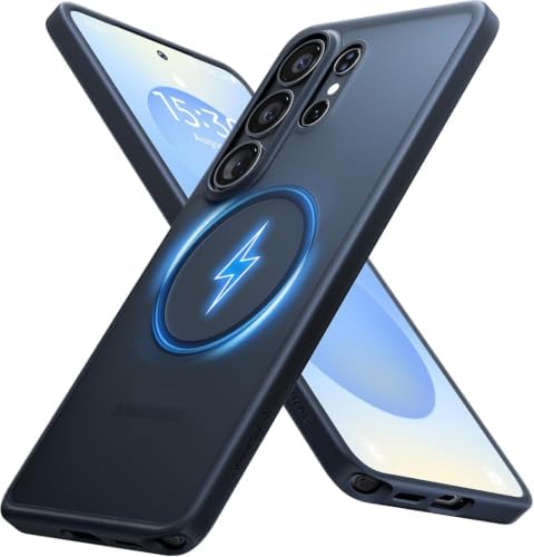 TORRAS Guardian-Mag Hülle für Samsung Galaxy S26 Ultra für MagSafe, Schwarz | Ultradünn, Angenehmer Griff, Hochwertige Materialien, Langlebig, Fingerabdruckresistent, Rutschfest, M