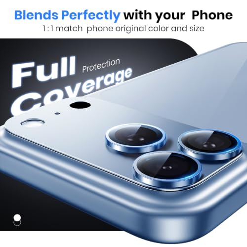 Image of Hoerrye for 18 Pro Camera Lens Protector for iPhone- 12FT Shatterproof