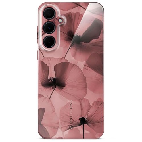 Coque Samsung A35 5G motif floral bordeaux pour votre style quotidien