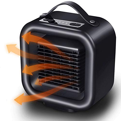 AMA-StarUK36 Space Heater with Handle, PTC Fast Quiet Heating Ceramic Heater Portable Heater for Home Dorm Office Desktop and kitchen, Head Shaking Function