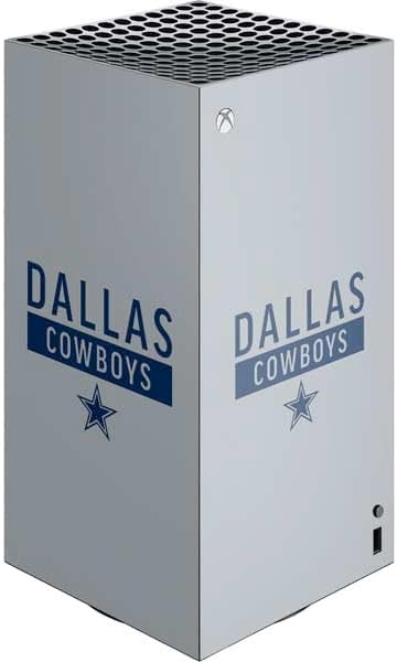 Skinit Decal Gaming Skin Compatible with Xbox Series X Digital Edition Console - Officially Licensed NFL Dallas Cowboys Silver Performance Series Design