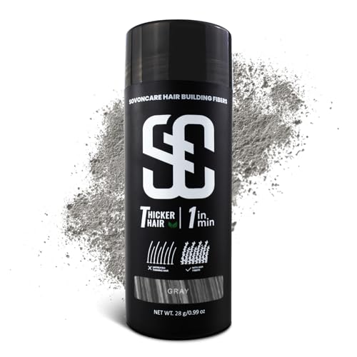 Sovoncare Hair Fibers For Thinning Hair Gray cover