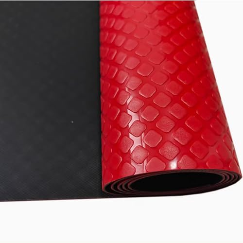 Alfombrilla de goma para garaje, antideslizante, 2,8 mm de grosor, rollo de suelo duradero para garaje y gimnasio en casa