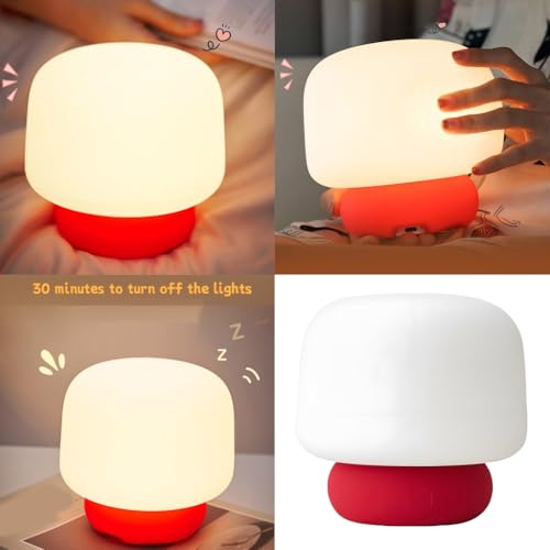 Lámpara de noche portátil de silicona recargable USB miniatura 2