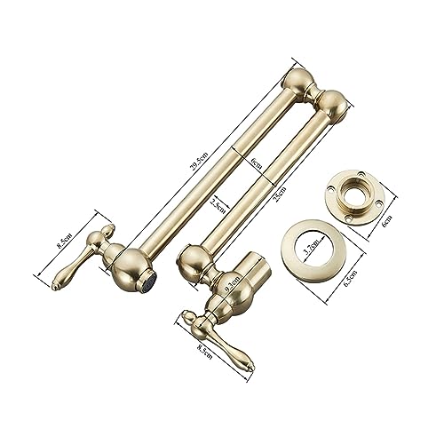 Robinet de cuisine mural pliant pour optimiser un évier compact - 4