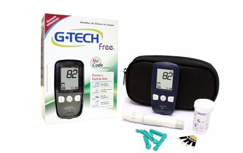G-Tech Kit Medidor Glicose Free 1 Completo