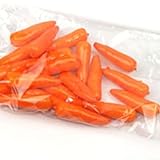 Kunstgemüse Display Sammlung von 20 Stück inkl. Kartoffeln, Chilies für einzigartige Deko-Ideen (Karotte)