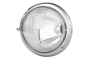 HELLA 1A8 Scheinwerfer Chromrahmen 12V