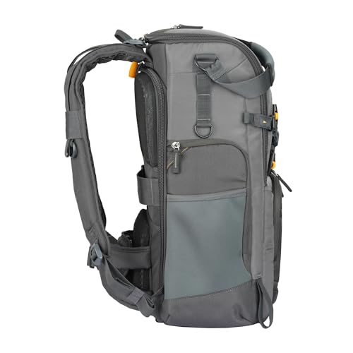 Image of VANGUARD Alta Sky 62 Camera Backpack - Large Lens Capacity up to 600 mm Attached, 24.6 Liter Capacity, 16 inch Laptop and Tripod Storage | 24.6l Backpack Fits DSLR and Mirrorless with 200-600mm Attached, Holds Up to 7 Lenses, Tripod Carry, Rain Cover