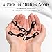 Heavy Duty Double Ended Snap Hooks, 3.5 Inch Zinc Alloy Trigger Clips with Stainless Spring, 110lb Load, Easy One-Hand Operation for Dog Leash, Horse Bucket, Keychain, Farm & Outdoor Use (4 Pack)