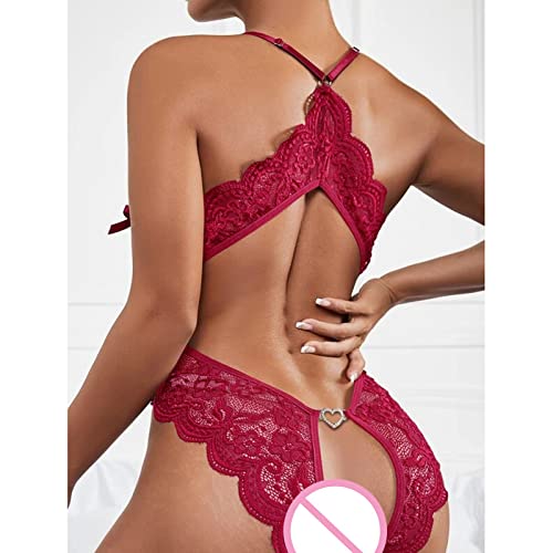 Sheer Lingerie, Black Lingerie For Ladies, Womens Lingerie Sleepwear Outfits Lace Babydoll Plus Size Chemise Set #TOP4