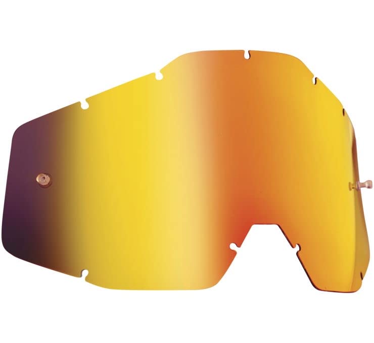 Fmf Replacement Lens for PowerBomb/PowerCore Goggles - Anti-Fog - Red Mirror Yellow