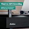 Electrohome Montrose Record Player Stereo System, 4 Bluetooth Powered Bookshelf Speakers, Belt-Drive Bluetooth Turntable with Audio-Technica Stylus, Vinyl-MP3 Recording, Built-in Preamp