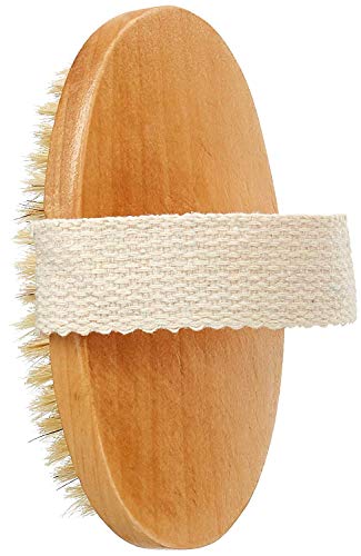 Dry Body Brush - 100% Natural Bristles - Cellulite Treatment, Increase Circulation and Tighten Skin. (Pack of 1) - Thumbnail 5