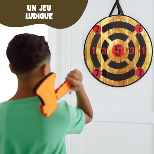 Jeu de lancer de haches en mousse EVA TimberToss pour enfant et adulte intérieur