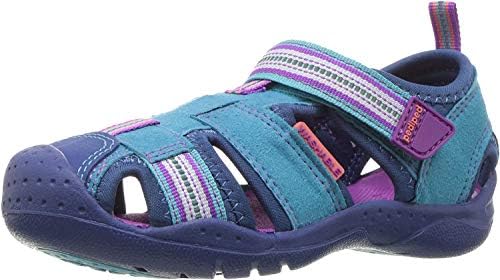 pediped unisex child Sahara Flat, Ocean, 7.5-8 X-Wide Toddler US | Image 5