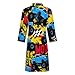 UTRSIFB Luxury Ultra Soft Warm Robes Fashion Bathrobe With Spacious Pockets For Men Monster Truck Car