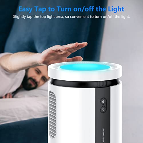 Seavon 85Oz Dehumidifiers, Upgraded Dehumidifiers For Home Up To 700 Sq Ft, Quiet Portable Dehumidifiers For Bedroom Bathroom Basements Closet Rv With 2 Working Modes, 7 Color Lights, Auto-Off #TOP5