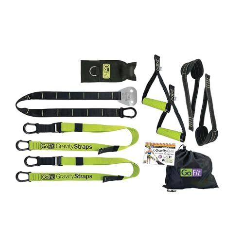 Go Fit Supplements: Elevate Your Fitness Routine with Essential Tools 5 GoFit GoGravity Gym Ultimate Body Weight Trainer, Black (GF-GSN)