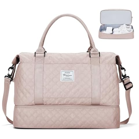 SYCNB Weekender Bags for Women,Personal Item Travel Bag with Shoes Compartment,Overnight Travel Duffel Bag,Gym Bag Cover