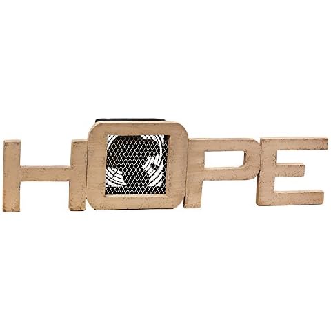 Deco Breeze DecoBreeze DBF0114 Transitional Figurine Fan from Hope Collection in Light Finish, 27.00 inches, Natural Cover