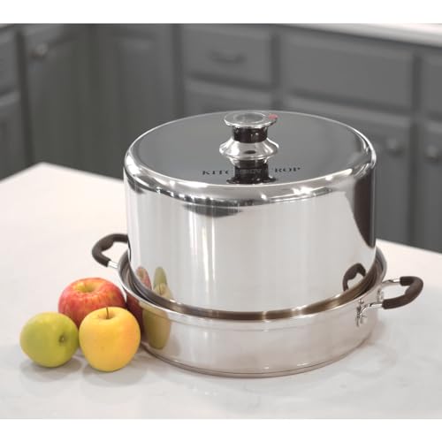 Kitchen Crop Steam Canner with Temperature Indicator (Stainless Steel Steam Canner) - Thumbnail 6