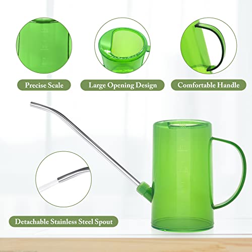 Qilebi Small Watering Can For Indoor Plants, Indoor Watering Can With Stainless Steel Long Spout, Plant Watering Can For House Plant Flowers Garden 1L/34Oz #TOP3
