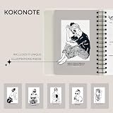 Kokonote Academic Diary 2025-2026 Week To View - Gazette | Academic Planner 2025-2026 With Stickers, Student Essentials For University, Back To School Stationery